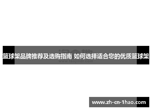 篮球架品牌推荐及选购指南 如何选择适合您的优质篮球架